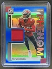 2025 Donruss Optic Tez Johnson Neon Blue (RAW)