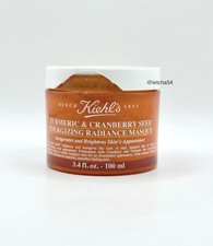 Kiehl's Turmeric Cranberry Seed Energizing Radiance Masque 3.4 oz Sealed SEE
