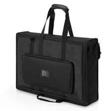 Foldable Padded Nylon Tote Carrying Case -Transport LCD Screens, Computers, M...