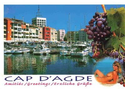 Cap-d Agde Port de la station balnéaire de la Méditerranée