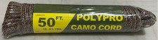 Polypro Camo Cord Rope 98483 50Ft x 1/4" DIA 8