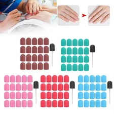 Nail Sanding Band Drill Bit Nail Art Polishing Sanding Cap Set Accessory
