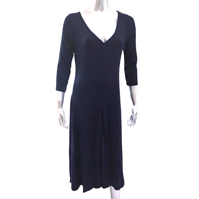 long sleeve t shirt dress midi Point 3/4 Sleeve Maxi Dress