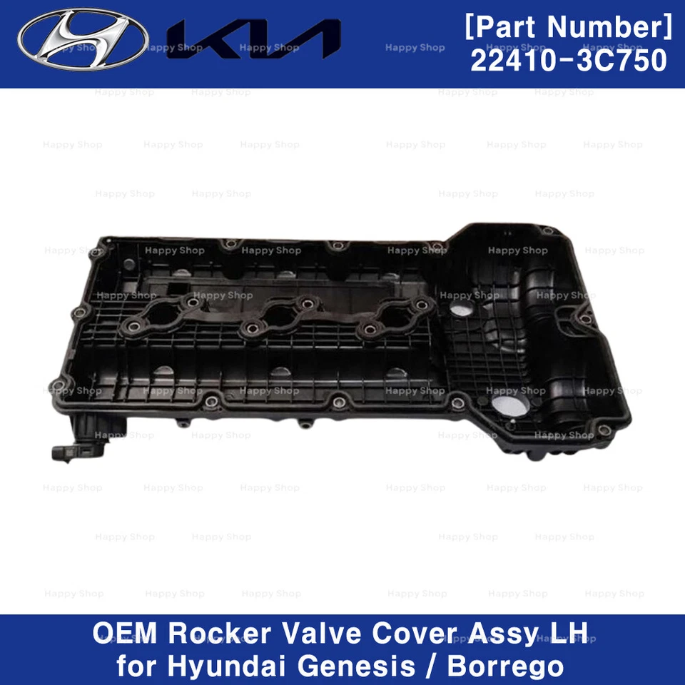 224103C750 Genuíno TAMPA DE VÁLVULA ASSY-ROCKER Esquerda para Hyundai Genesis Kia Borrego - Imagem 2 de 2
