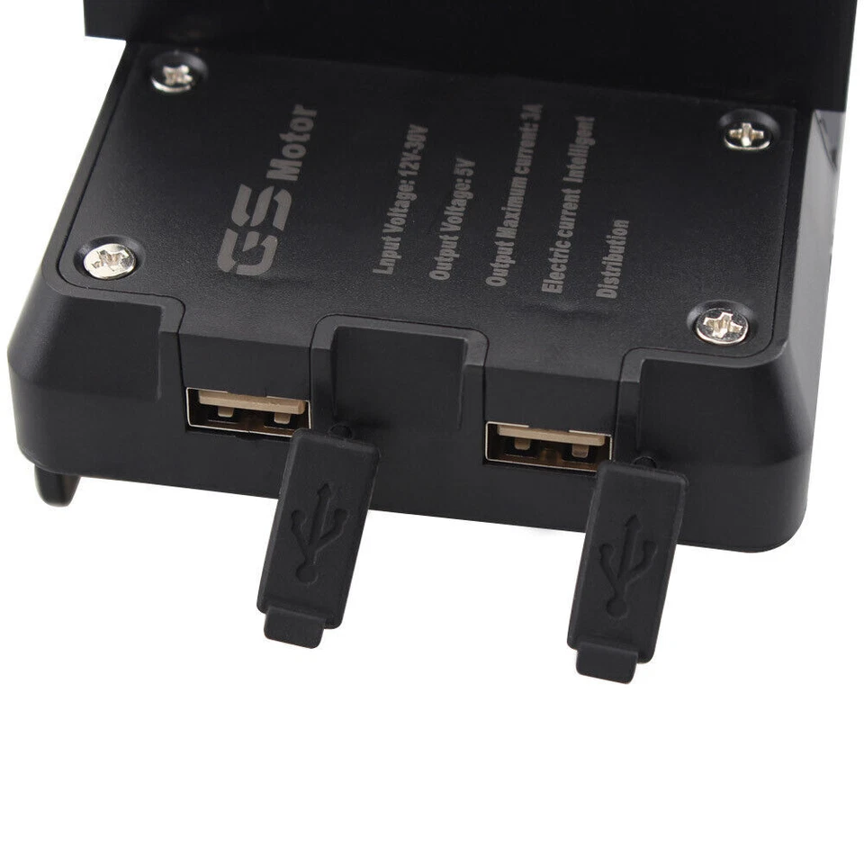 Soporte para teléfono móvil Soporte de navegación GPS Cargador USB para BMW R1200RT 2014-2019 Foto 4 de 4