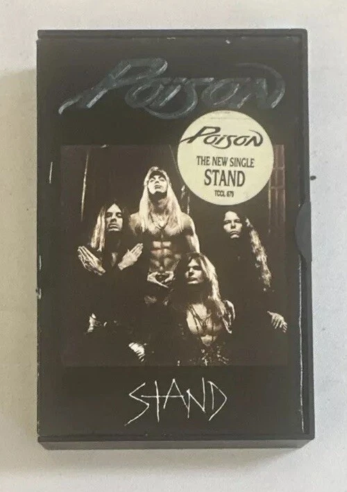 Poison - Stand - Cassette Single In Plastic Box TCCL679 EX / VG+ - Image 2 of 4