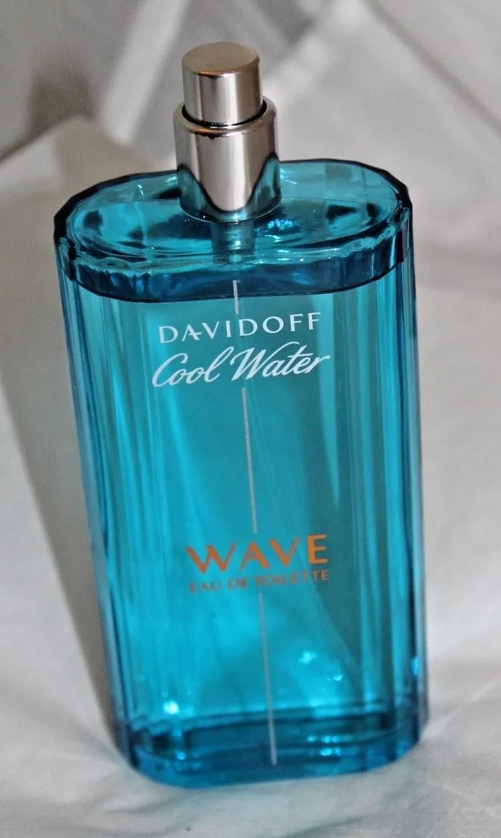 COOL WATER WAVE MEN DAVIDOFF 4.2 OZ 125 ML EDT SPRAY 99% full NO CAP | eBay