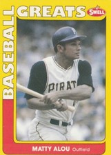 1991 Swell Baseball Greats #2 Matty Alou MLB
