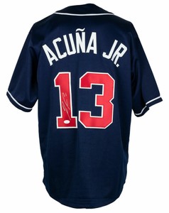 ronald acuna signed jersey