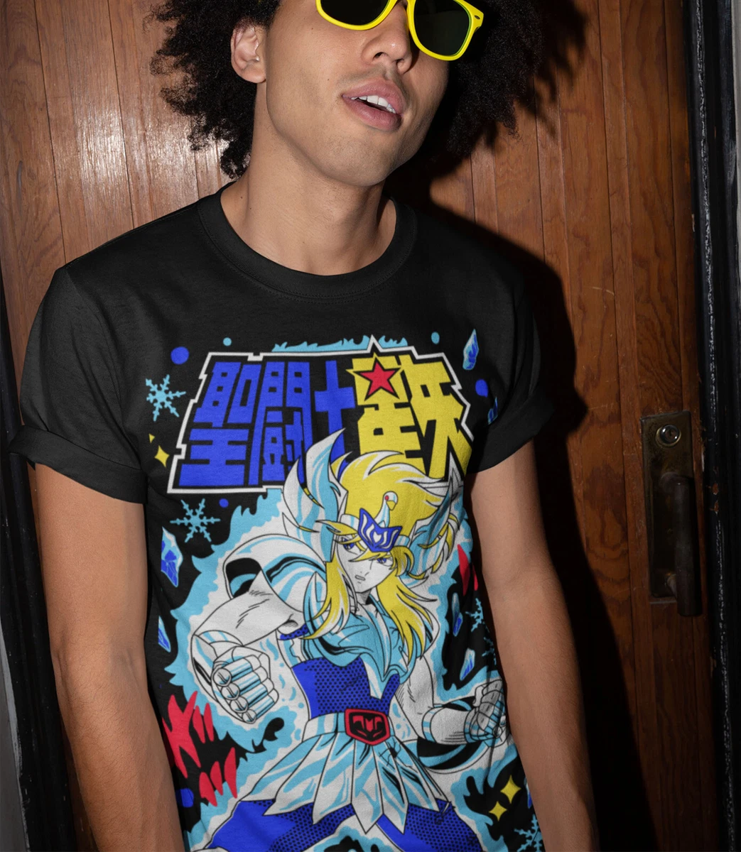 Hyoga Saint Seiya T shirt knights of the zodiac ikki manga anime