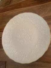 Lenox The Wedding Promises 12 1/2" Plate With Gold Trim Made in USA