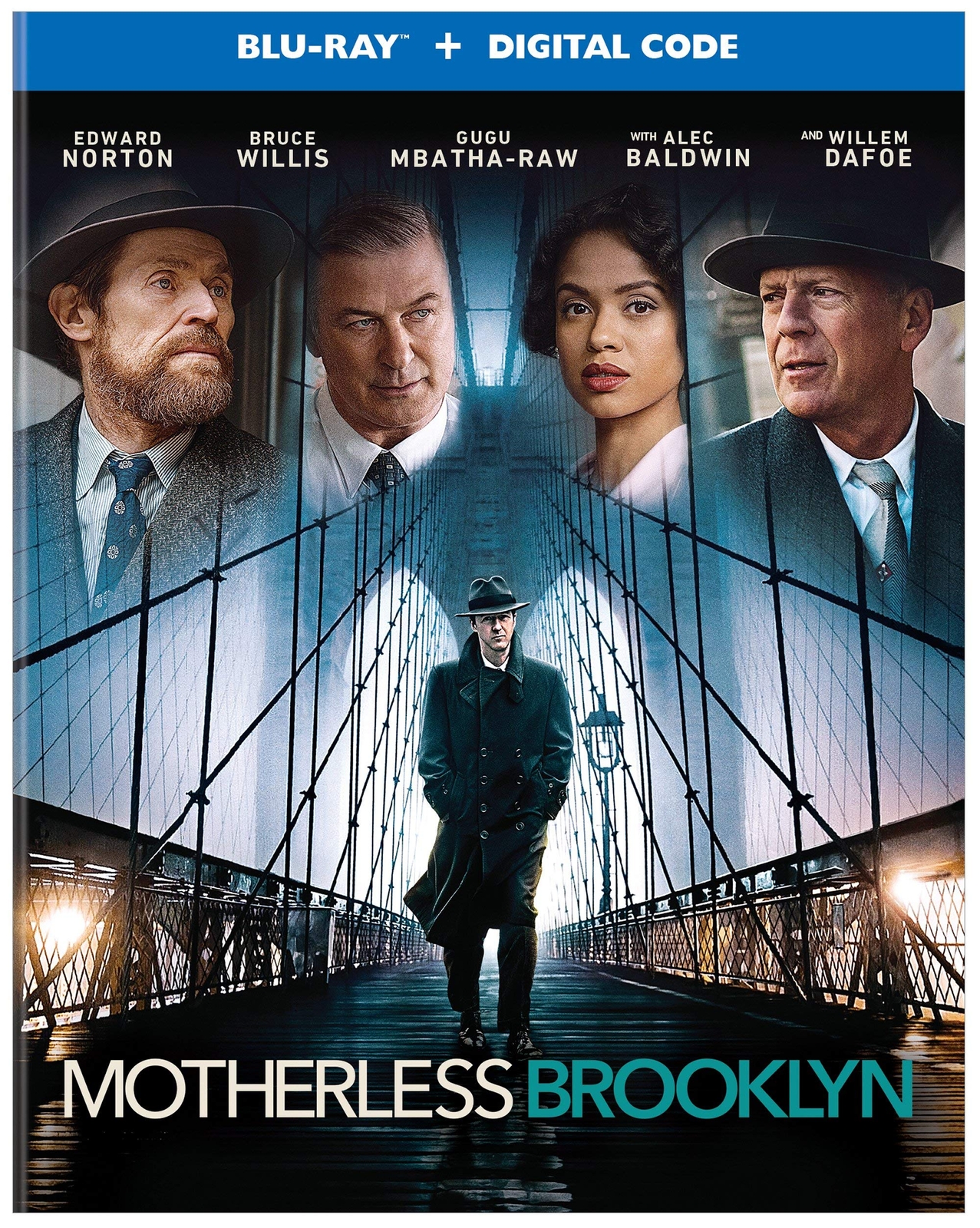 Motherless Brooklyn (Blu-ray + Digital) (Blu-ray) Edward Norton Bruce Willis
