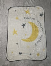 RN 119741 SL Home Fashions Throw Blanket I Love You to the Moon and Back Star