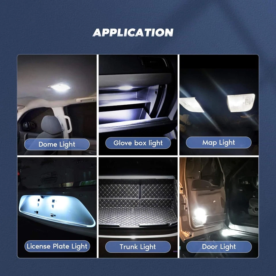 4* DE3175 Led Bulb 31mm Festoon Led Bulb 6000K 12V Super Bright White - Image 3 of 4