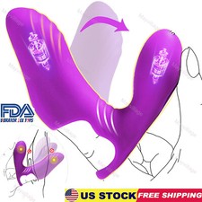 Finger G-spot Clit Vibrator Dildo Massager Sex Toys for Women Couples Stimulator