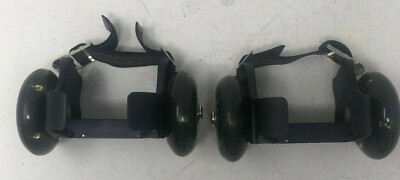 Kids BERWYN Lighted Heel Roller Wheel  Adjustable Skates  Black Blade Shoe Strap