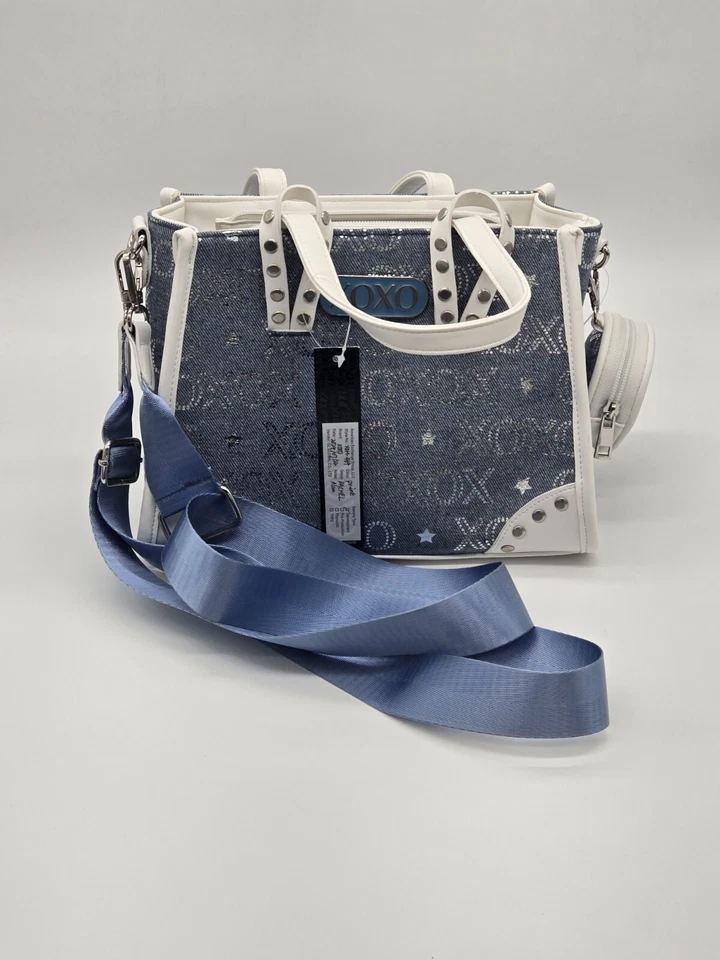 Mini cartera/bolso de mano para mujer XOXO - estampado/blanco con logotipo XOXO - XOH - 464 Foto 2 de 4