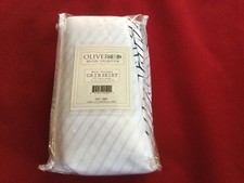 Oliver B Company Relish CRIB SKIRT 100 Cotton Panels 28x52x14 Navy Stripes NEW