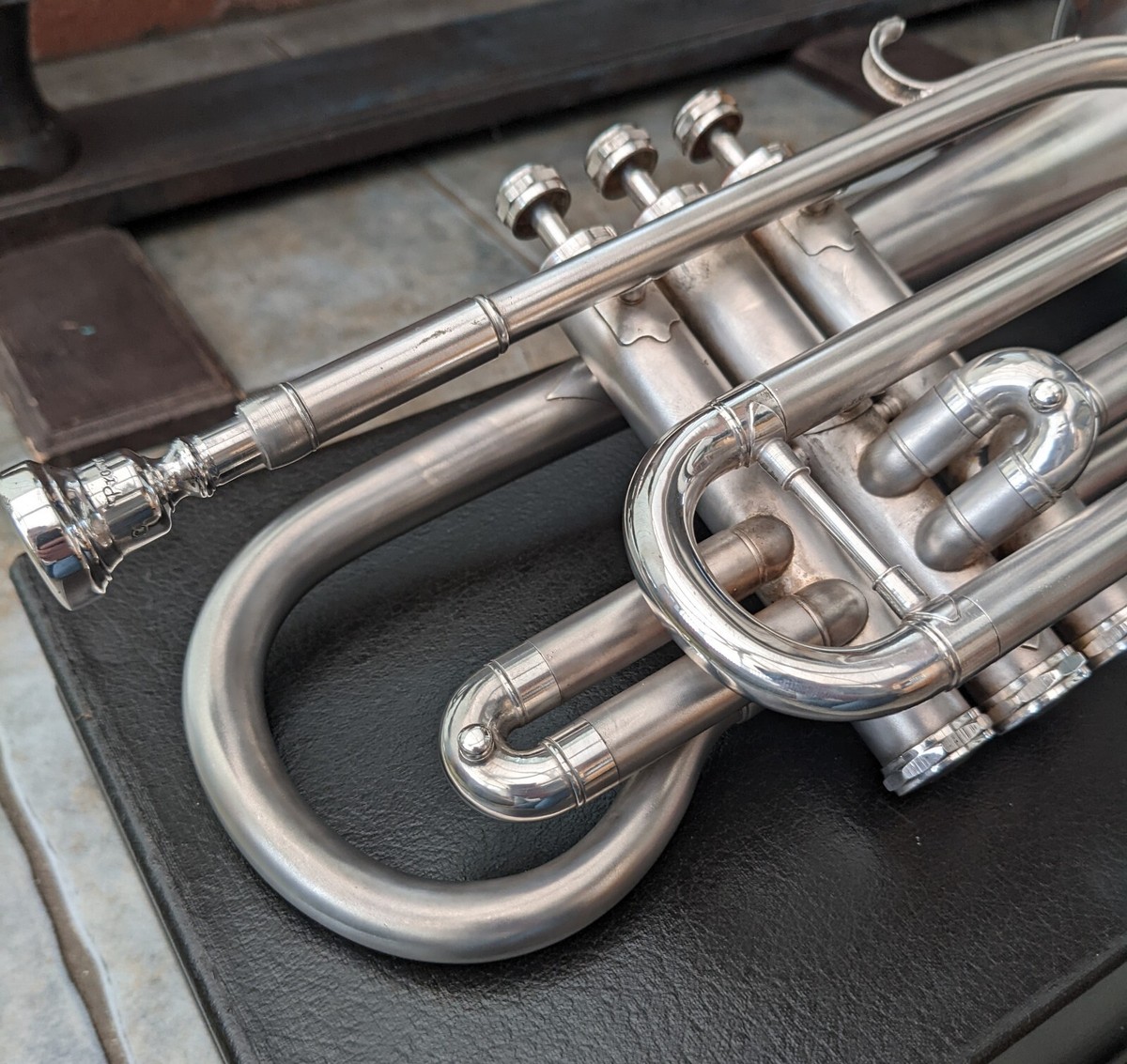 BESSON Westminster MALTA Cornet サテン仕上げ VINTAGE BESSON WESTMINSTER MALTA CORNET BRASS INSTRUMENT