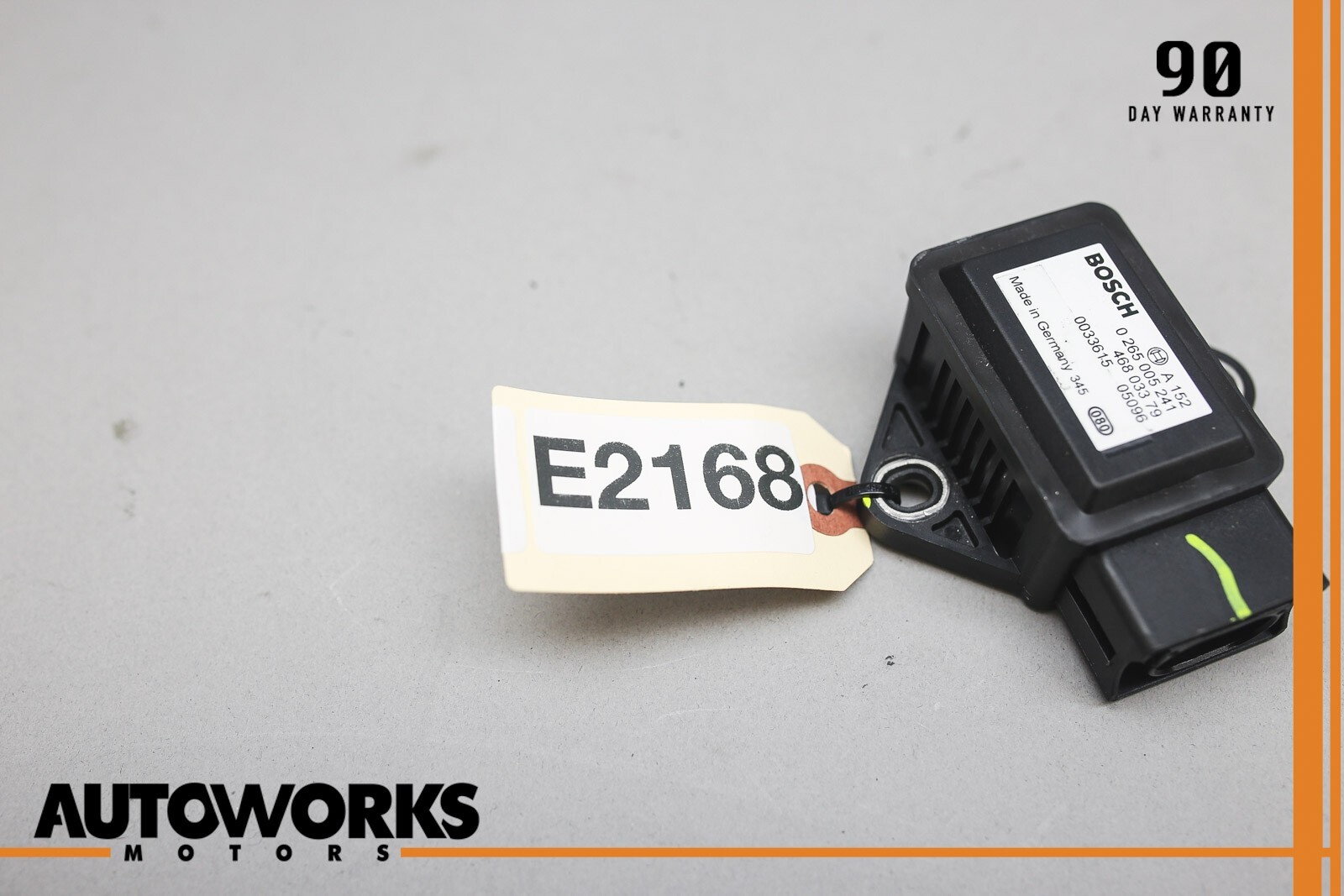 02-07 Maserati Quattroporte M139 Spyder GT M138 Yaw Turn Rate Sensor OEM
