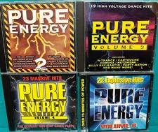PURE ENERGY Lot of 4 Albums on CD Vol 2 3 4 6 1999 SPG 4 Discs 82 Tracks