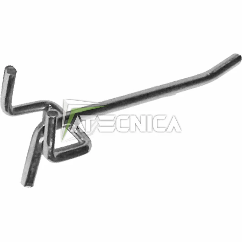 10 ganci Fervi G050 da 80mm per arredo officina A007 A008