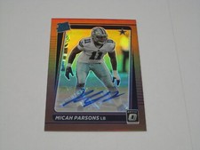 MICAH PARSONS 2021 PANINI DONRUSS OPTIC FOOTBALL RATED BRONZE SP #245 FREE SHIP!