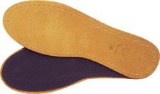b406 Einlegesohlen, Schuheinlagen, Leder+Latex gr.36-46 Aktivkohle Antischweiss