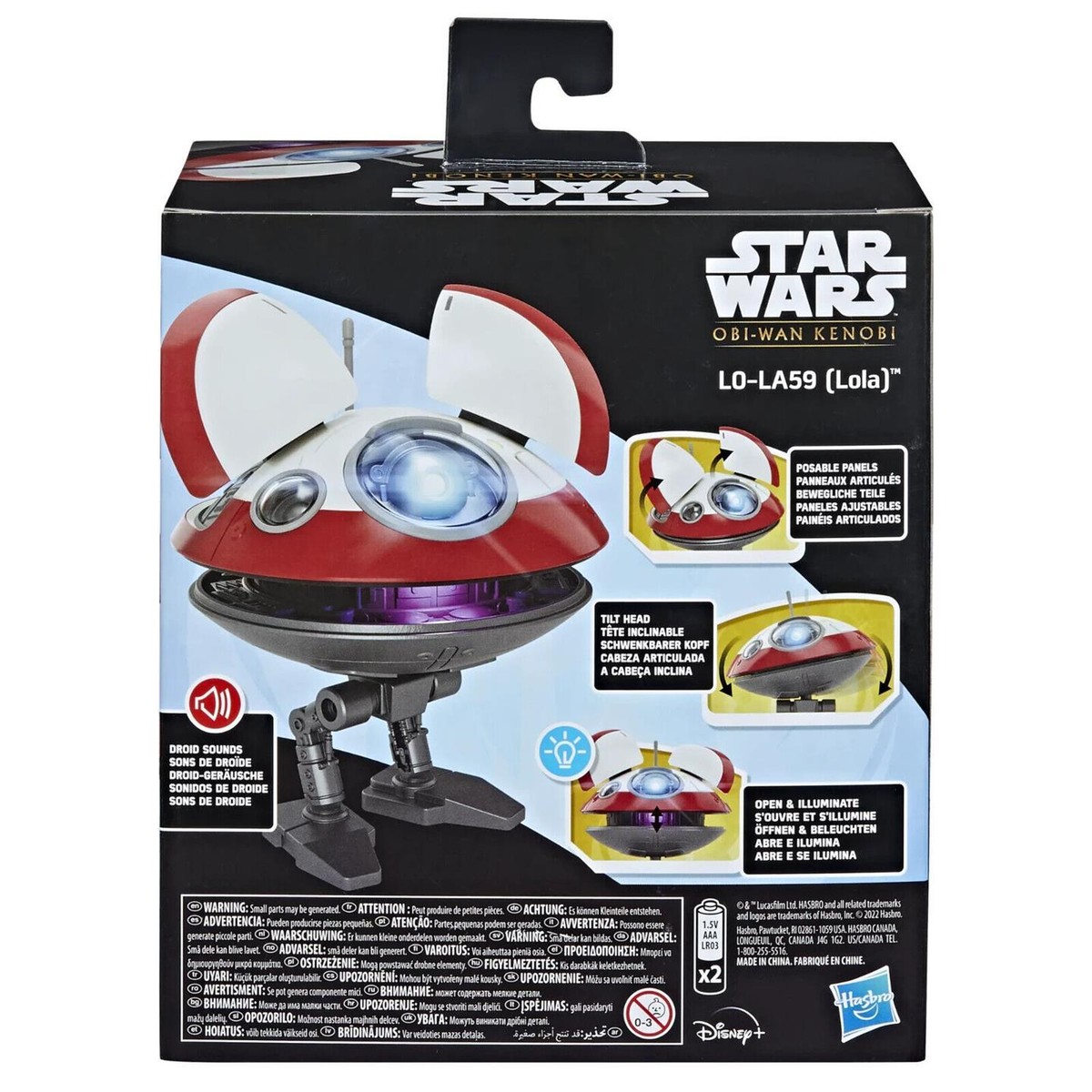 スターウォーズ オビ・ワン　LO-LA Hasbro Star Wars L0-LA59 (Lola) Interactive Droid Toy OBI