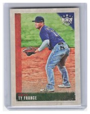Ty France 2022 Diamond Kings Baseball - Gray Frame #121 - Seattle Mariners