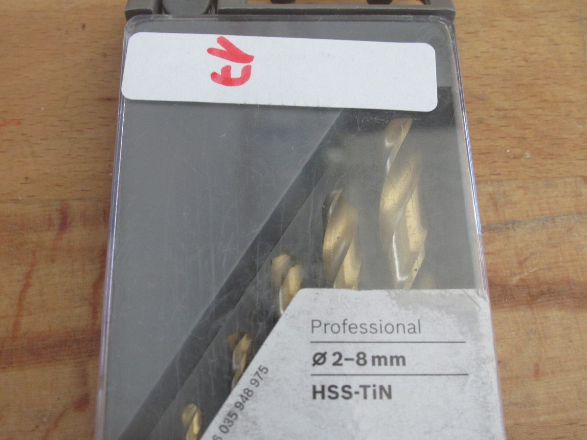 Marken Stahlbohrer Set HSS TiN 2 - 8 mm 6Tlg. / Li.Nr17 | eBay