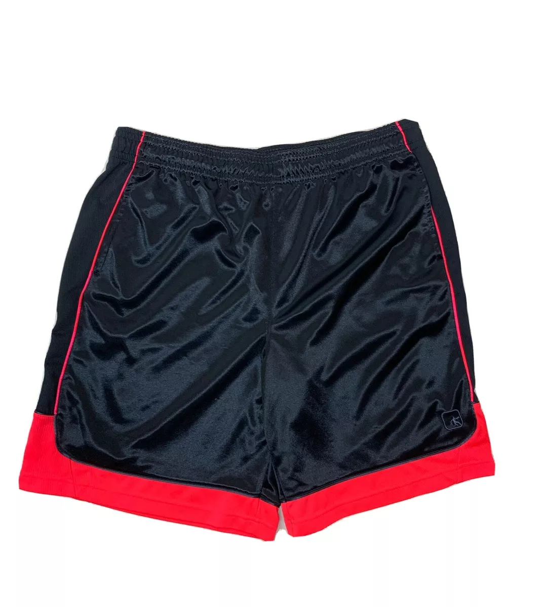 AND1 Basketball Shorts Mens 2XL Black Red Pockets Drawstring eBay
