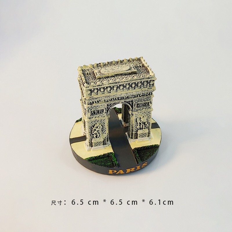 France Paris Landmark Arc de Triomphe 3D Ornament Decoration