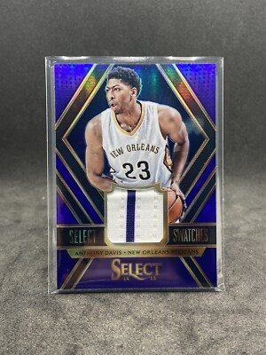 2014-15 Panini Select Anthony Davis Select Swatches Game Used Relic /99
