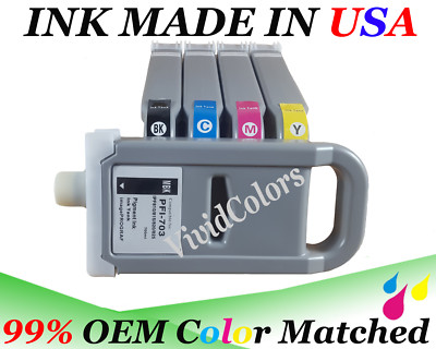 Any 3 colors of PFI-703 Ink Tank for Canon i IPF810 IPF 815 IPF820 IPF825 PFI703