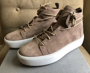GIUSEPPE ZANOTTI CAFFELATTE BEIGE ZOLA SUEDE LEATHER CHUNKY SOLE SNEAKERS  43 10 | eBay