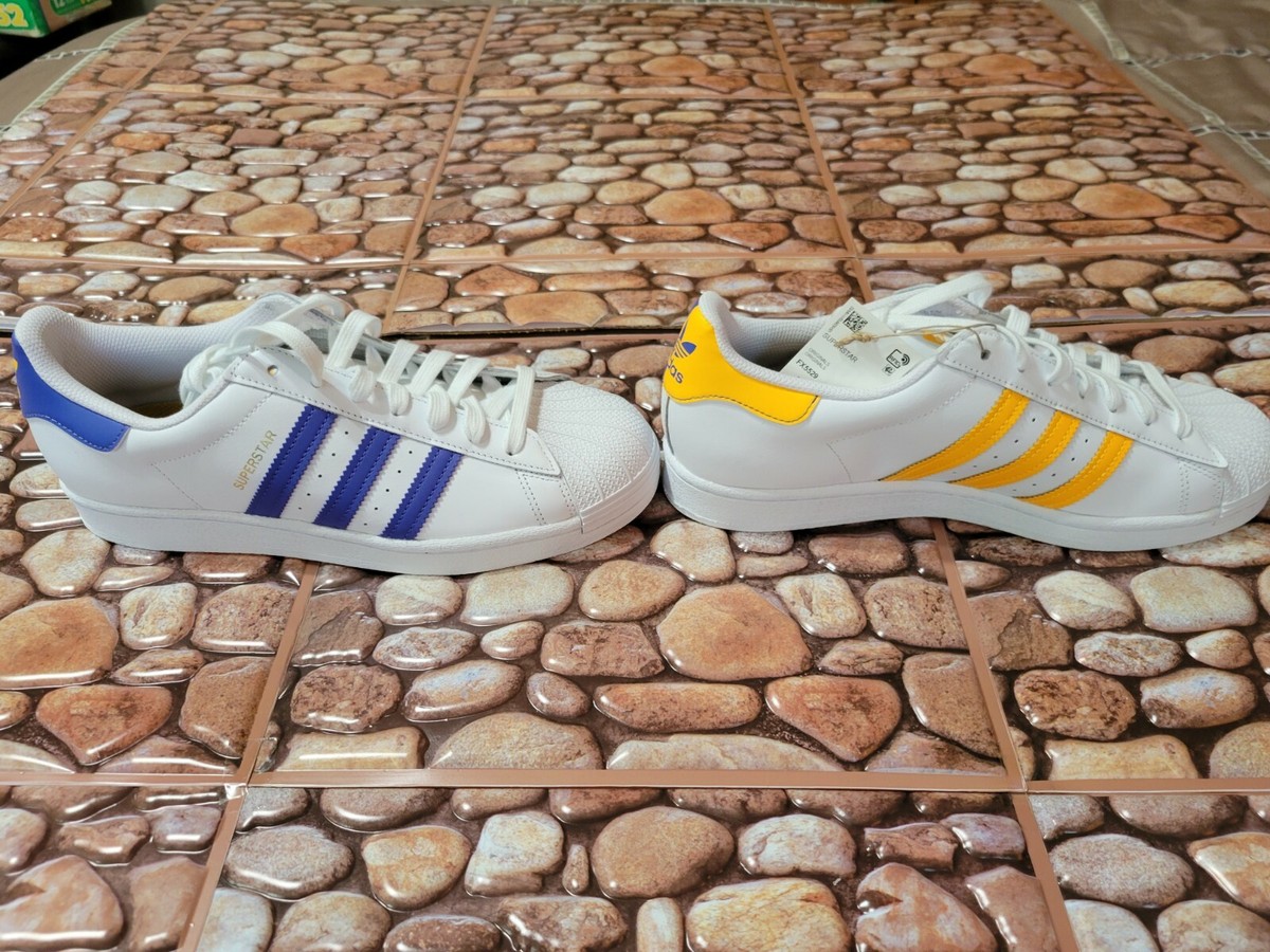 ADIDAS Superstar Originals FX 5529 LAKERS Purple Gold Sneaker