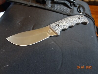 HEN & ROOSTER 9'' OVERALL SKINNER ''THE SCAVENGER''  G-10 HANDLE 1095 GERMAN BL