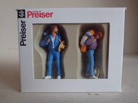Preiser Rucksacktouristen Backpacker Urlaub Touristen 63072 Spur 1 Ovp 1:32