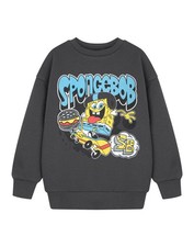 SpongeBob SquarePants Sweatshirt | Boys Charcoal | Official Merch