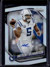 2025 Panini Prizm Anthony Richardson Auto Silver #193 Colts