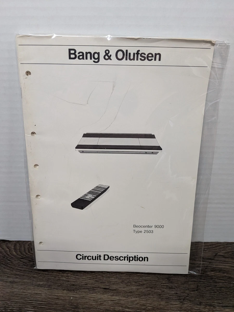 Bang & Olufsen Vintage Electronics Manuals for sale | eBay