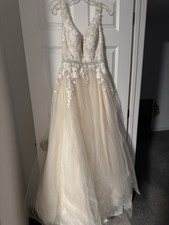 Bridal by Dave Johnny Ball gown Dreas Cream Size 0