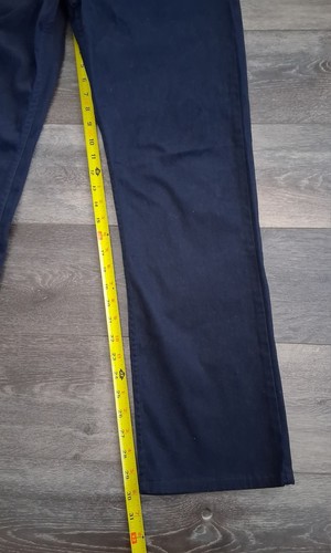 Pendleton weiche Baumwollmischung Chinohose gerades Bein marineblau Herrengröße 32 x 30 - Bild 10 von 13