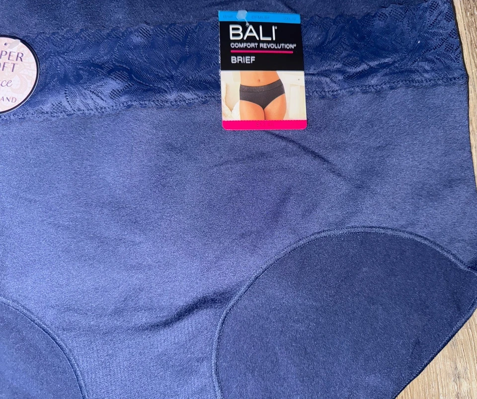 Bali ~ 2 pares de bragas calzoncillos para mujer mezcla de nailon #DFMLBF azul ~ 2XL/9 Foto 2 de 4