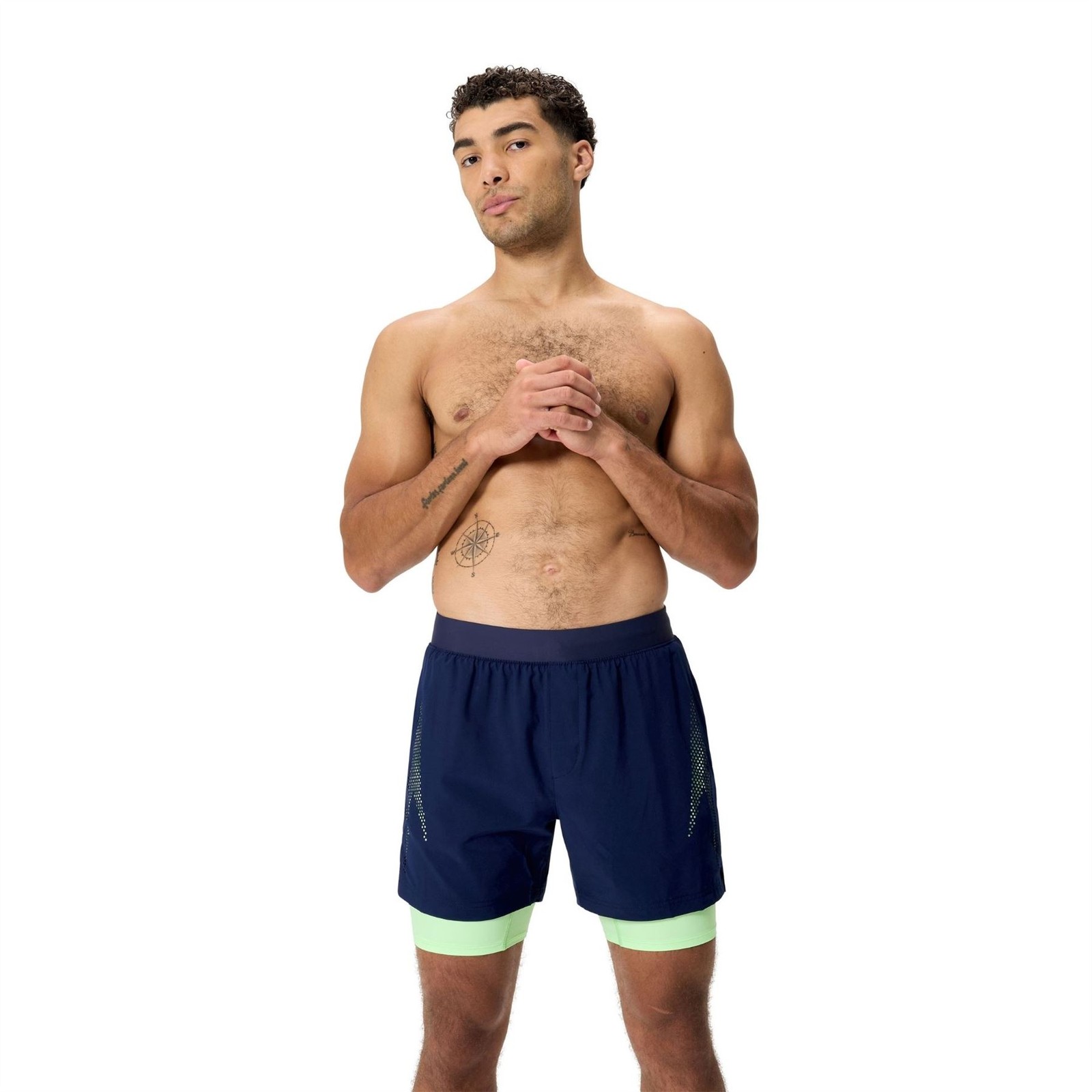 Speedo Volley Swimshort 16'' Medium Navy/Green - Image 2