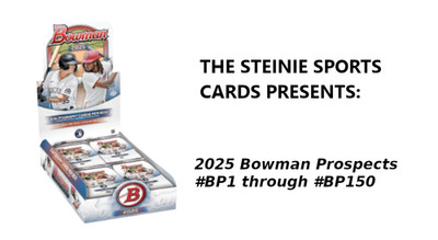 2025 Bowman Prospects (Paper) #BP1 thru #BP150 You Pick & Free Shipping CHEAP