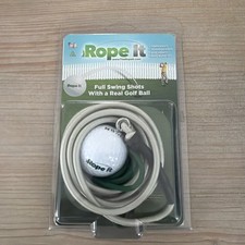 Rope It Golf Swing Training Equipment Warm Up Practice 20 Yard Bungee NEW