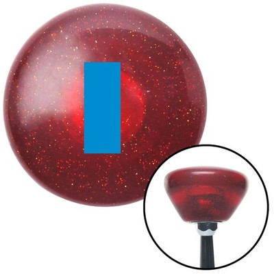 Blue Ensign Rank Red Retro Metal Flake Shift Knob w/ M16x1.5 Insert Shifter
