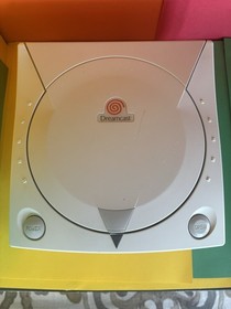 Sega Dreamcast Console Bundle Tested NTSC + Shenmue Green VMU Controller Cords